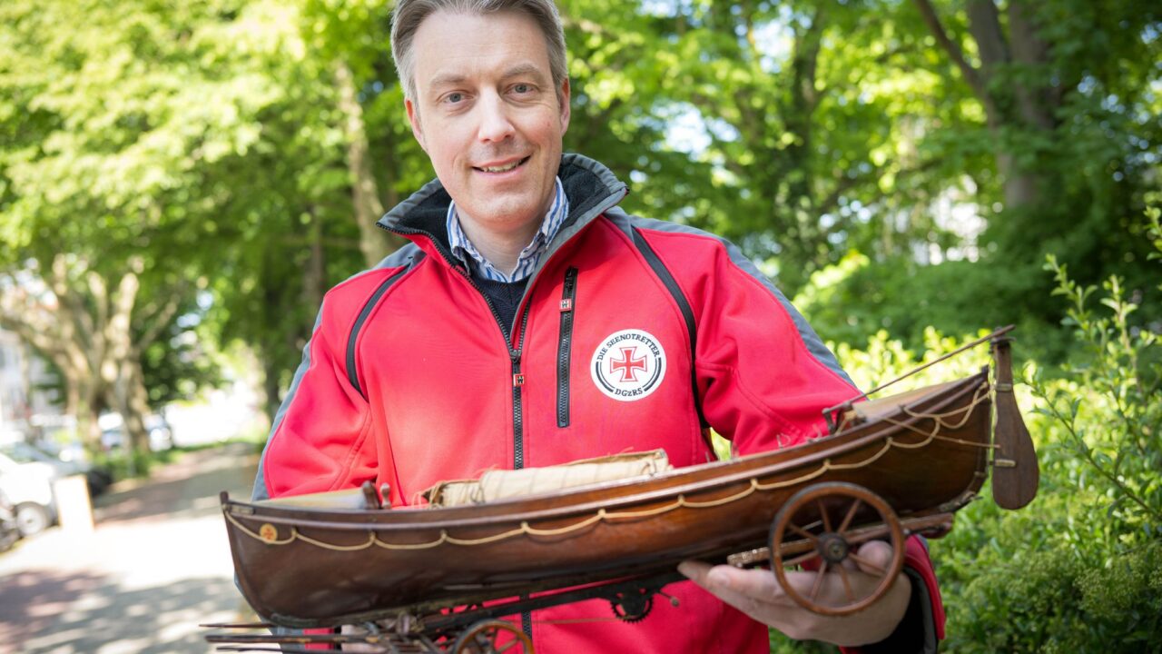 Die Seenotretter bauten schon in den ersten Jahren eigene Boote.