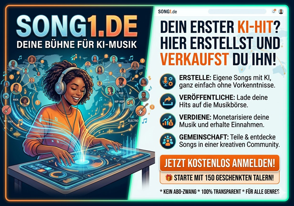 Song1.de: Texten. Teilen. Tantieme