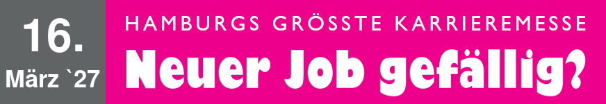 Hamburgs größte Karrieremesse am 16. März 2027 – Neuer Job gefällig?