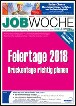 Titelseite der JOBWOCHE 021/2017