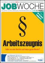 Titelseite der JOBWOCHE 011/2015