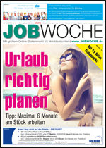 Titelseite der JOBWOCHE 001/2018
