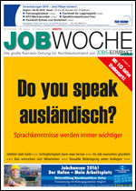 Titelseite der JOBWOCHE 002/2016